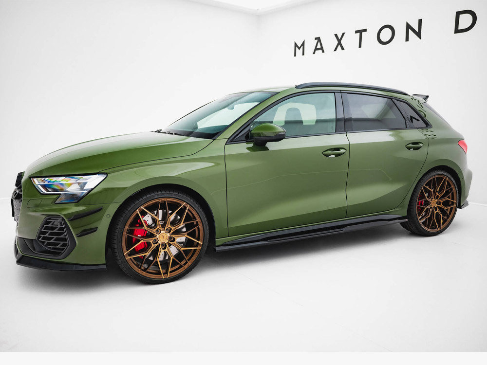 Maxton Side Skirts Diffusers V.2 Audi S3 Sportback / A3 S-Line Sportback 8Y Facelift Maxton Side Skirts Diffusers V.2 Audi S3 Sportback / A3 S-Line Sportback 8Y Facelift