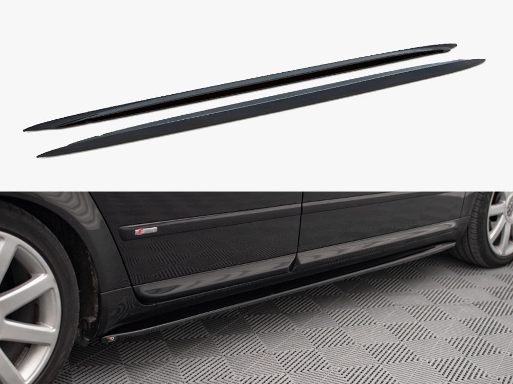 Maxton Side Skirts Diffusers V.1 Audi S4 / A4 / A4 S-Line B6 / B7