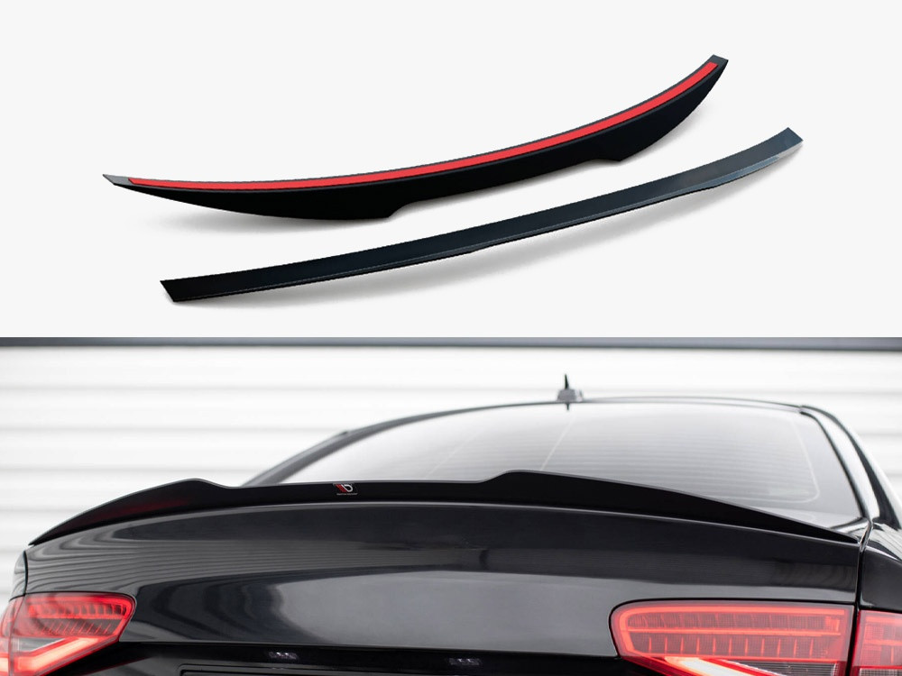 Maxton Spoiler CAP Audi S4 B8 Facelift Sedan
