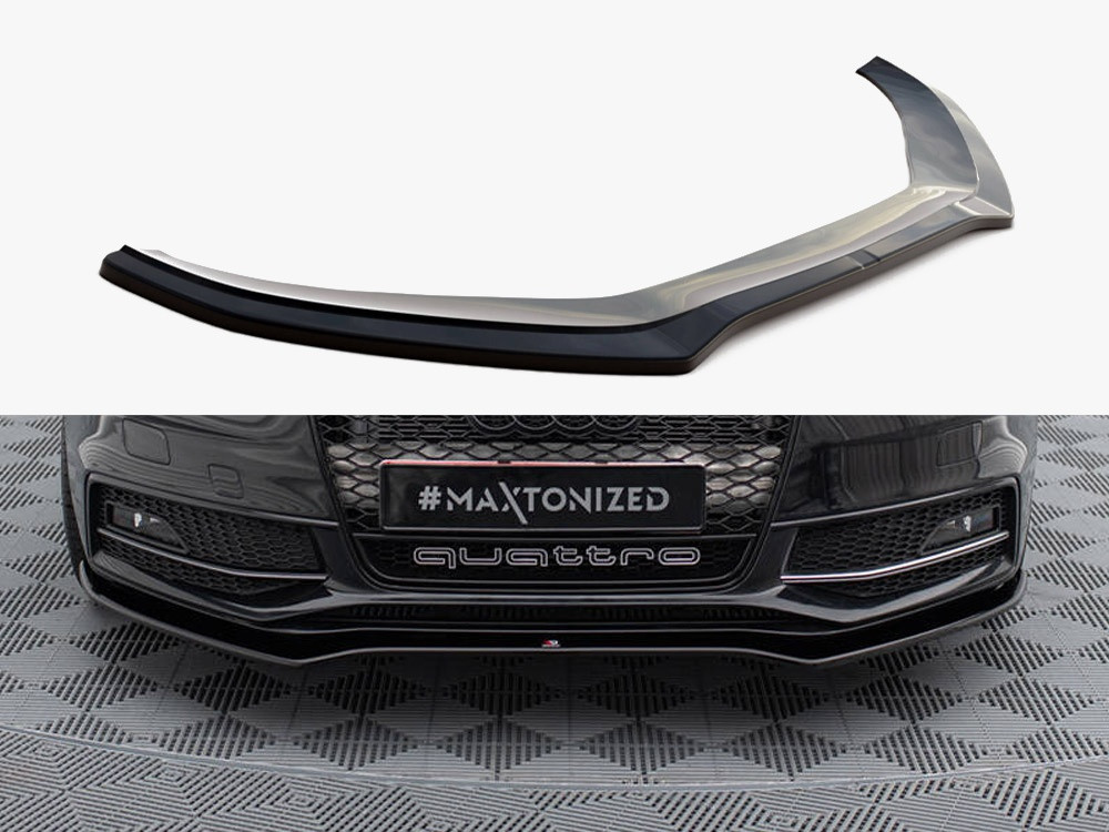 Maxton Front Splitter V.2 Audi S4 / A4 S-Line B8 FL Maxton Front Splitter V.2 Audi S4 / A4 S-Line B8 FL