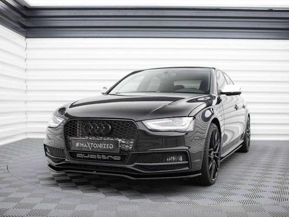 Maxton Front Splitter V.2 Audi S4 / A4 S-Line B8 FL Maxton Front Splitter V.2 Audi S4 / A4 S-Line B8 FL