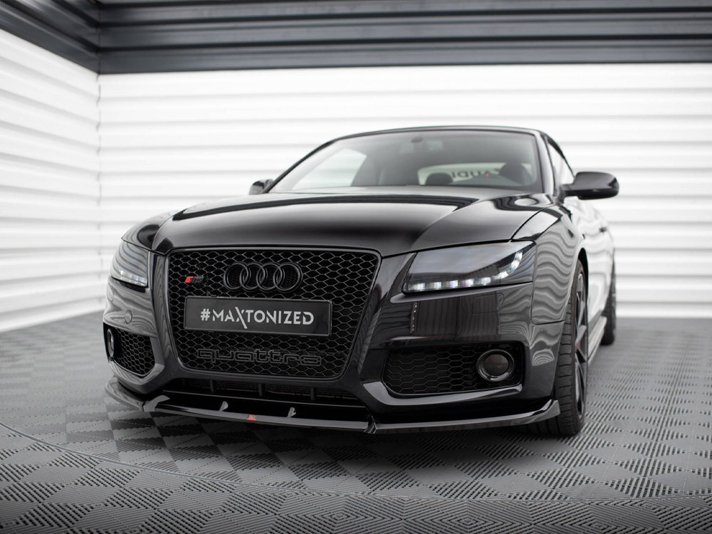 Maxton Front Splitter V.2 Audi S5 / A5 S-Line 8T Maxton Front Splitter V.2 Audi S5 / A5 S-Line 8T
