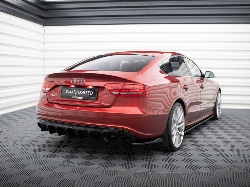 Maxton Rear Side Splitters Audi S5 / A5 S-Line Sportback 8T