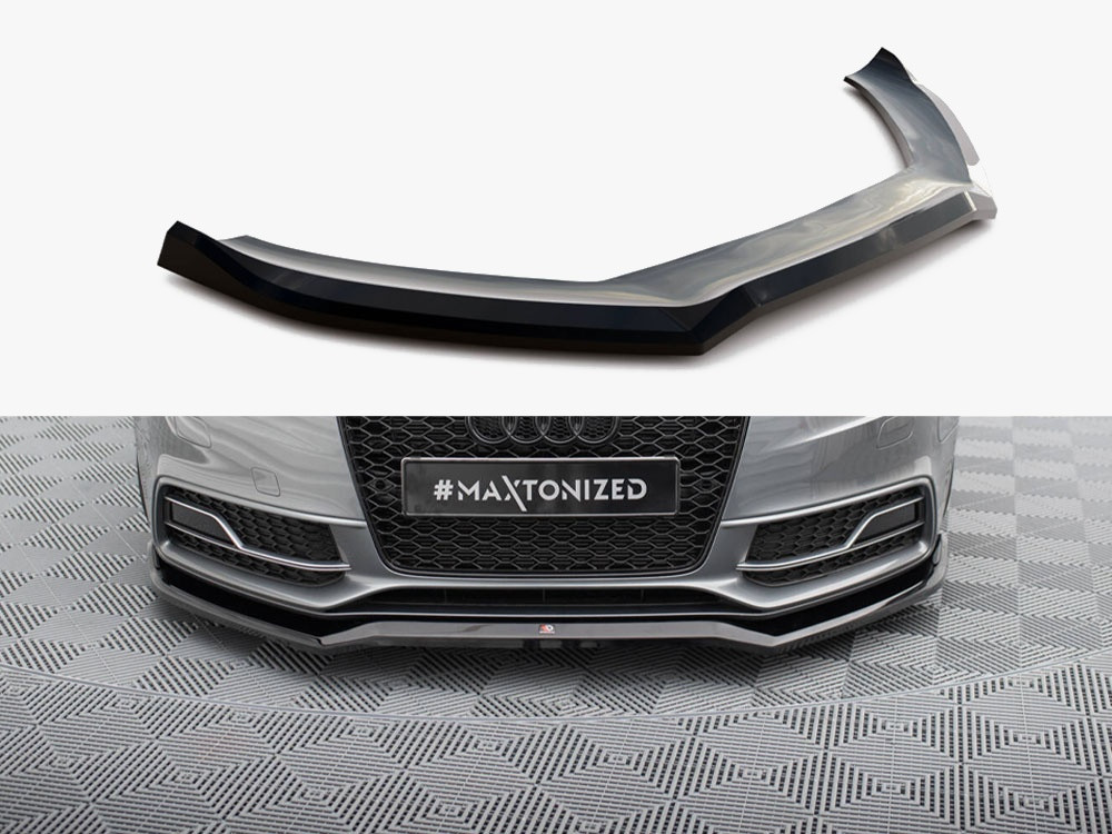 Maxton Front Splitter V.4 Audi S5 / A5 S-Line Coupe / Sportback 8T Facelift Maxton Front Splitter V.4 Audi S5 / A5 S-Line Coupe / Sportback 8T Facelift