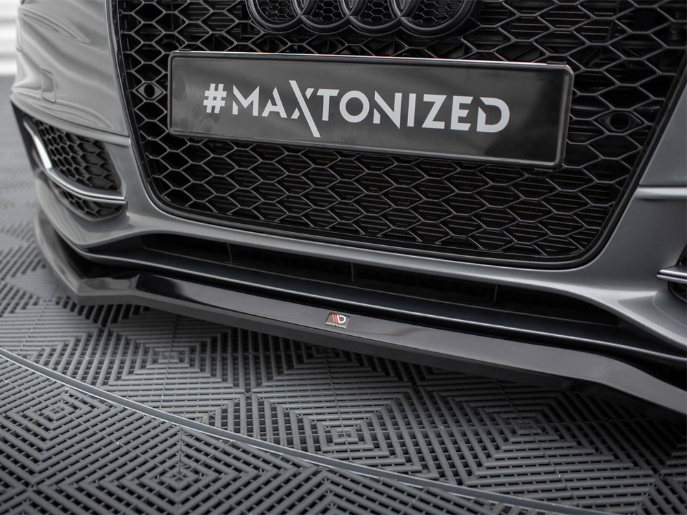 Maxton Front Splitter V.4 Audi S5 / A5 S-Line Coupe / Sportback 8T Facelift Maxton Front Splitter V.4 Audi S5 / A5 S-Line Coupe / Sportback 8T Facelift
