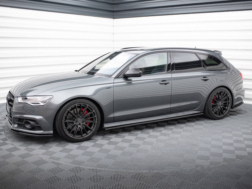 Maxton Side Skirts Diffusers Audi S6 / A6 S-Line / A6 C7 FL Maxton Side Skirts Diffusers Audi S6 / A6 S-Line / A6 C7 FL