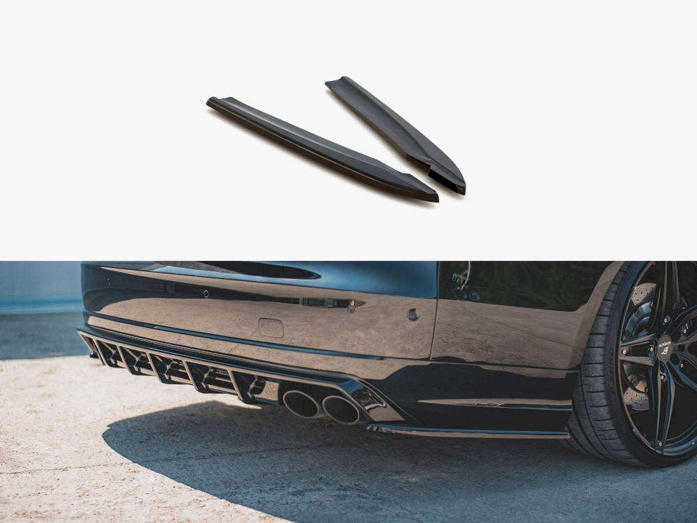 Maxton Rear Side Splitters V.2 Audi S8 D4 Facelift (2015-2017)