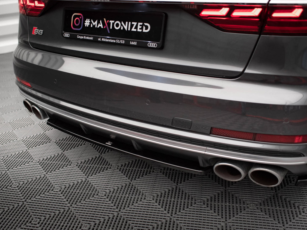 Maxton Central Rear Splitter Audi S8 D5 Maxton Central Rear Splitter Audi S8 D5