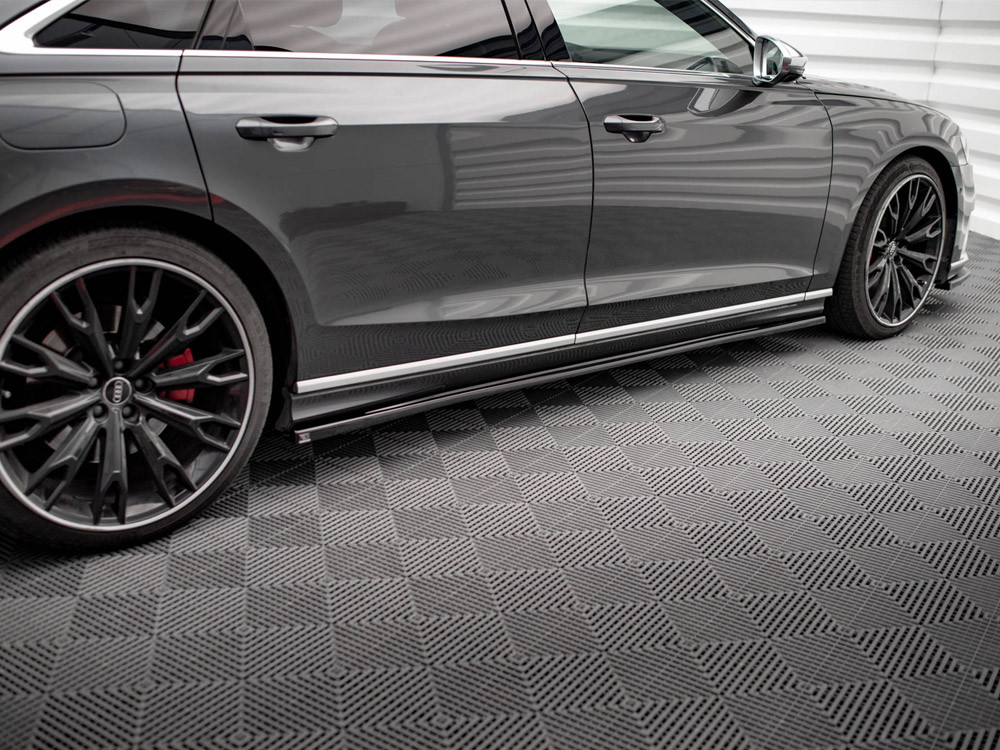 Maxton Side Skirts Diffusers Audi S8 / A8 S-Line D5