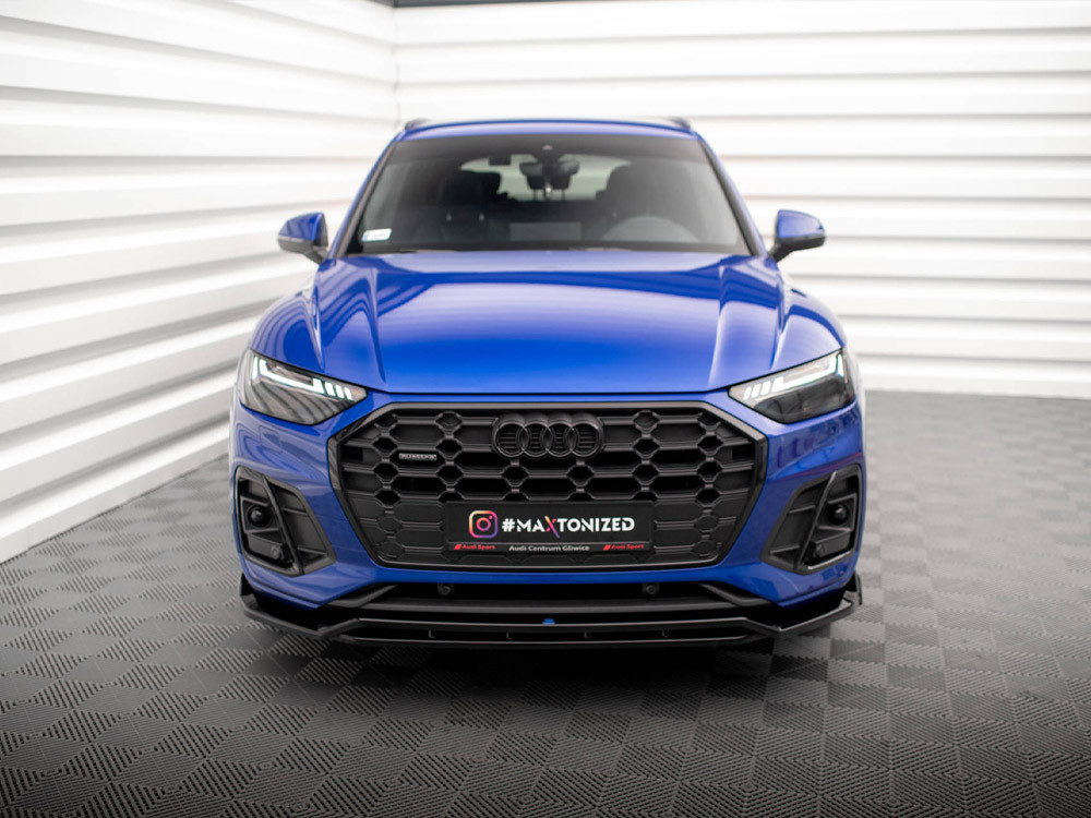 Maxton Front Splitter V.1 Audi SQ5 / Q5 S-Line SUV / Sportback Mk2 Facelift Maxton Front Splitter V.1 Audi SQ5 / Q5 S-Line SUV / Sportback Mk2 Facelift