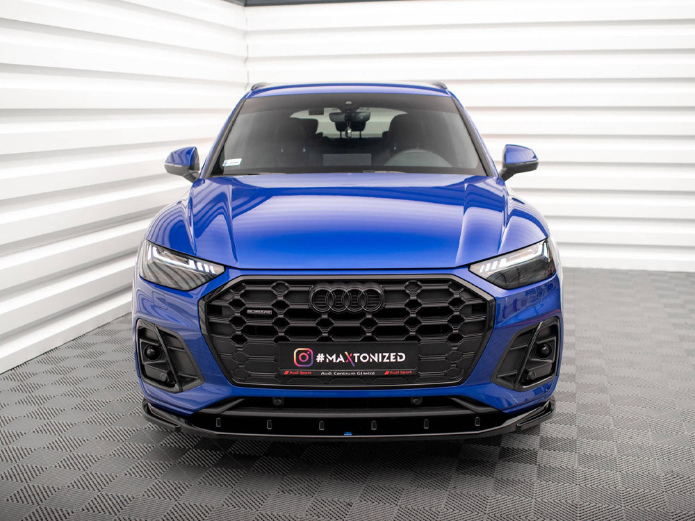 Maxton Front Splitter V.2 Audi SQ5 / Q5 S-Line SUV / Sportback Mk2 Facelift