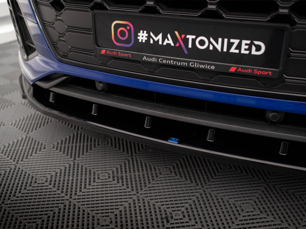 Maxton Front Splitter V.2 Audi SQ5 / Q5 S-Line SUV / Sportback Mk2 Facelift