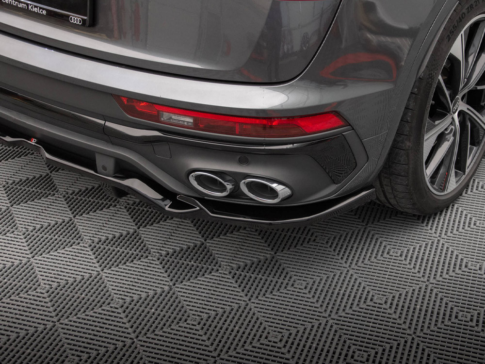 Maxton Rear Splitter (Vertical Bars) Audi SQ5 / Q5 S-Line Sportback Mk2 Facelift Maxton Rear Splitter (Vertical Bars) Audi SQ5 / Q5 S-Line Sportback Mk2 Facelift