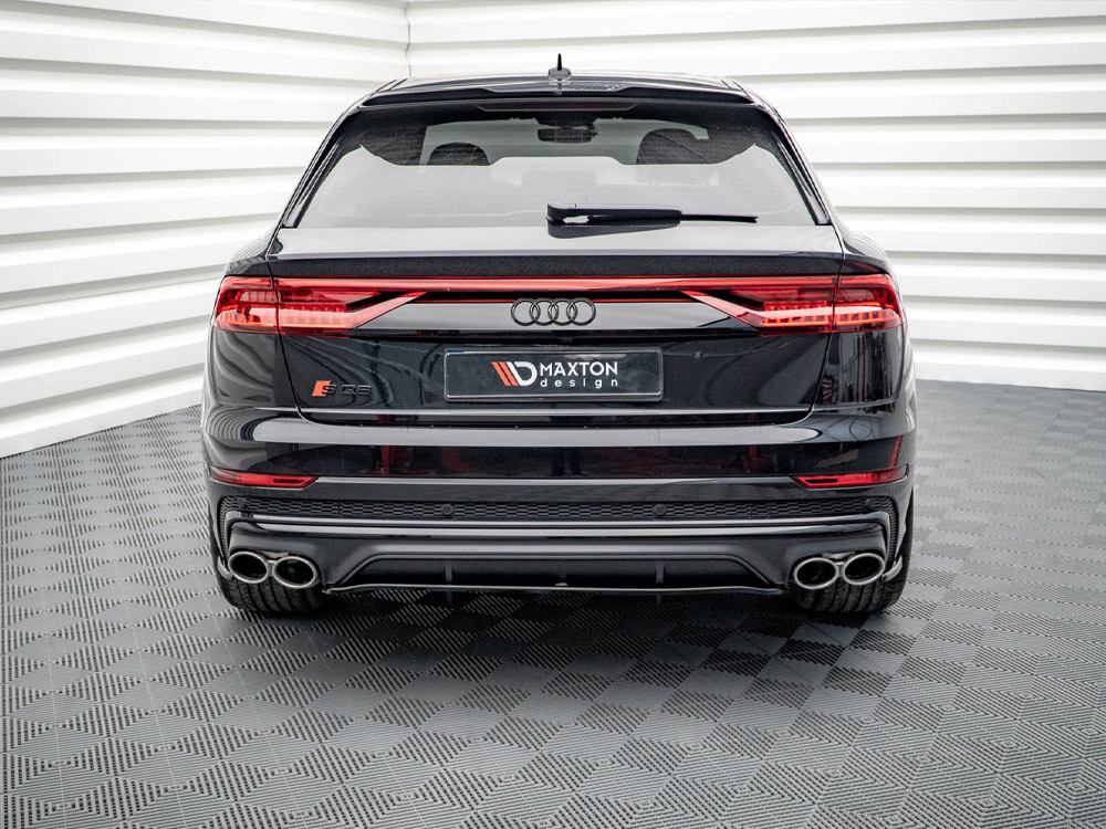 Maxton Central Rear Splitter (Vertical Bars) V.1 Audi SQ8 Mk1 Maxton Central Rear Splitter (Vertical Bars) V.1 Audi SQ8 Mk1