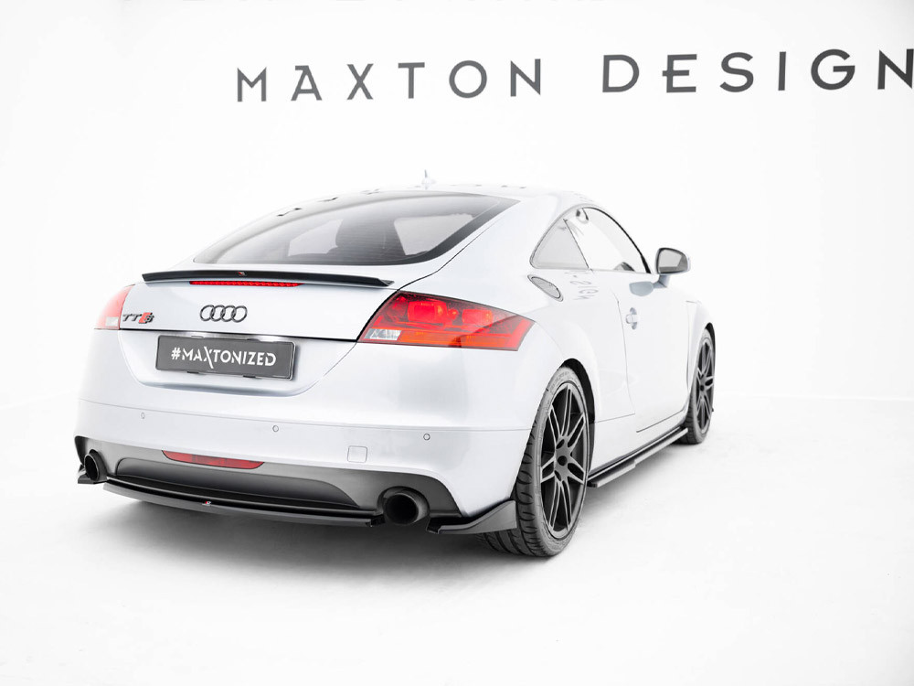 Maxton Central Rear Splitter Audi TT S-Line 8J Facelift Maxton Central Rear Splitter Audi TT S-Line 8J Facelift