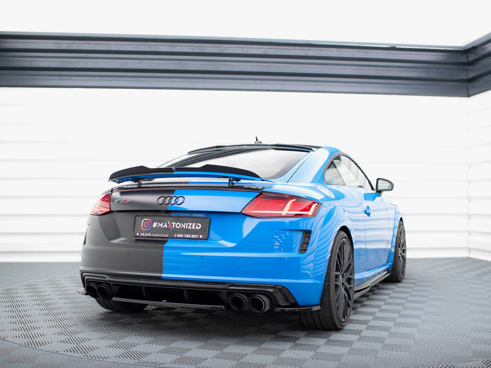 Maxton Central Rear Splitter Audi TT S 8S Facelift Maxton Central Rear Splitter Audi TT S 8S Facelift