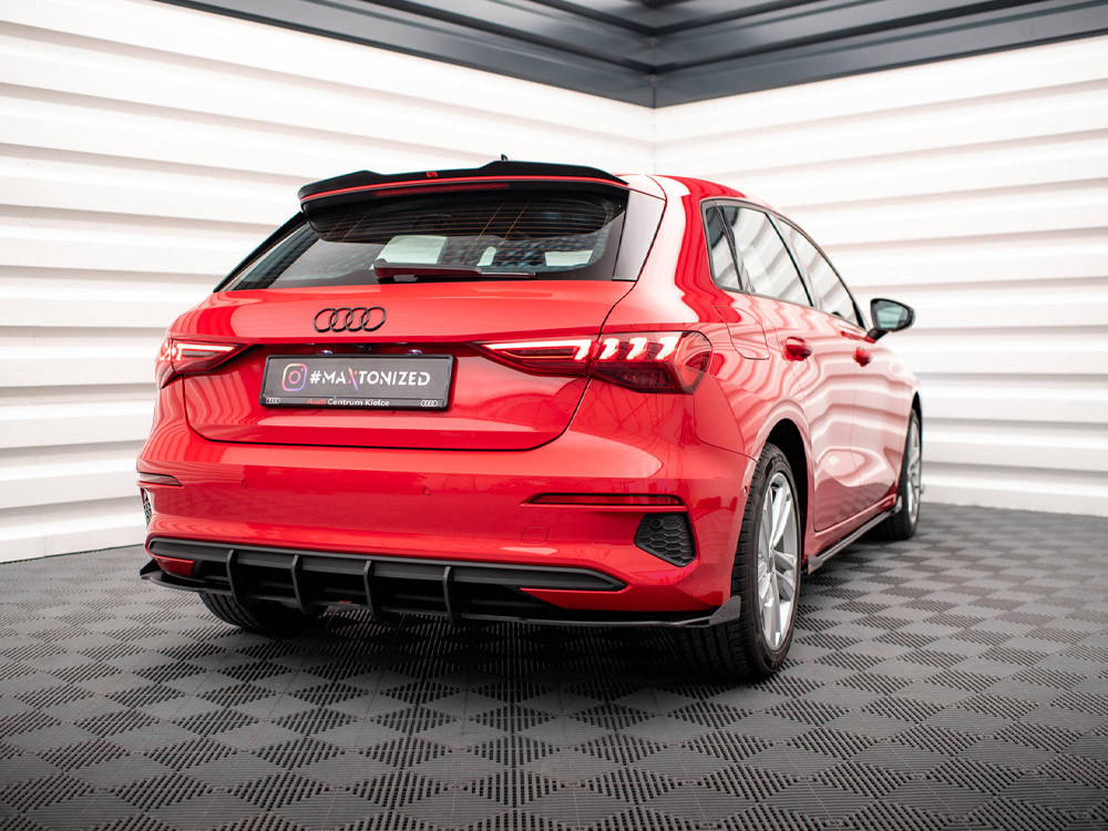 Maxton Rear Side Flaps Audi A3 Sportback 8Y Maxton Rear Side Flaps Audi A3 Sportback 8Y