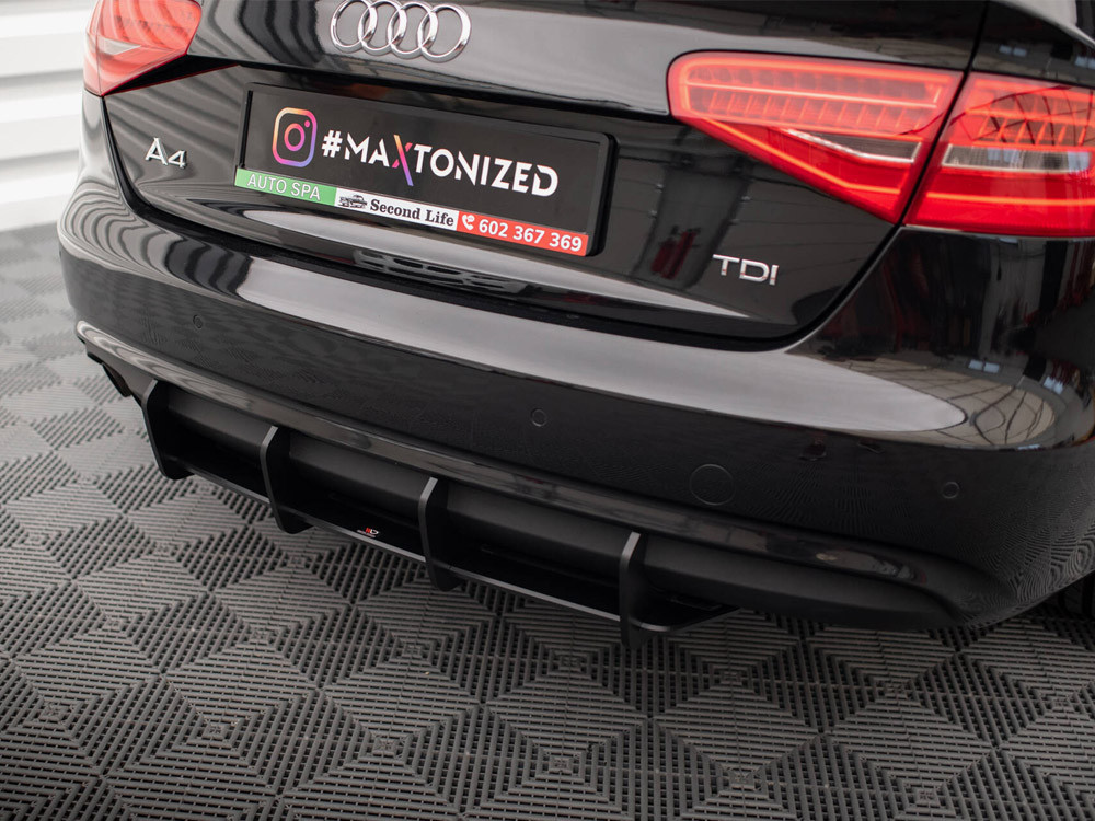 Maxton Street PRO Rear Diffuser Audi A4 B8 Facelift