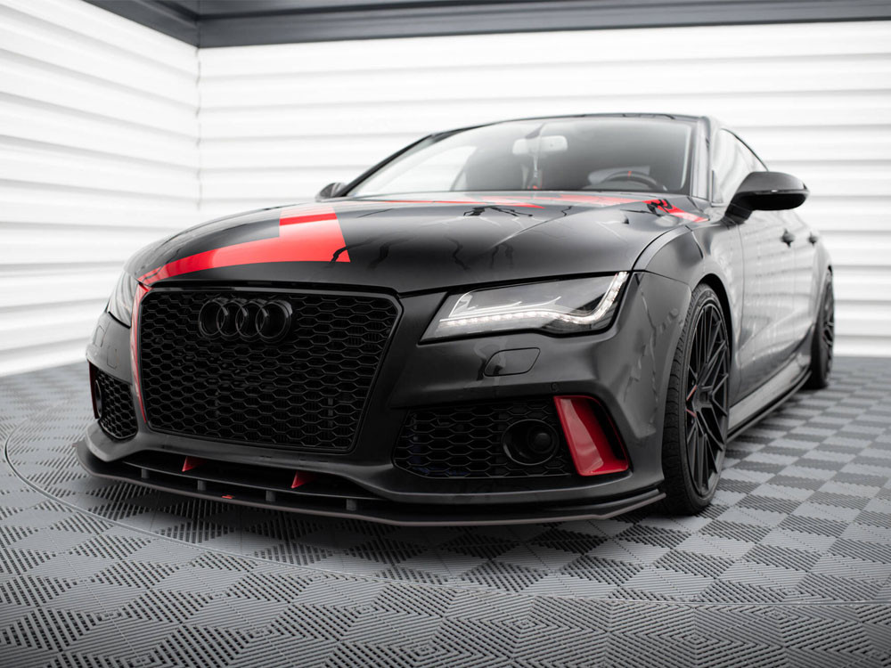 Maxton Street PRO Front Splitter Audi A7 RS7 Look C7