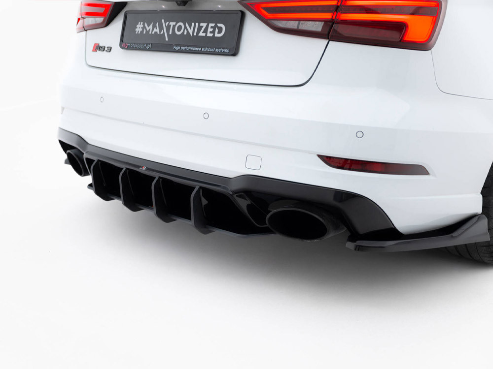 Maxton Street PRO Rear Diffuser V.2 Audi RS3 Sedan 8V Facelift Maxton Street PRO Rear Diffuser V.2 Audi RS3 Sedan 8V Facelift