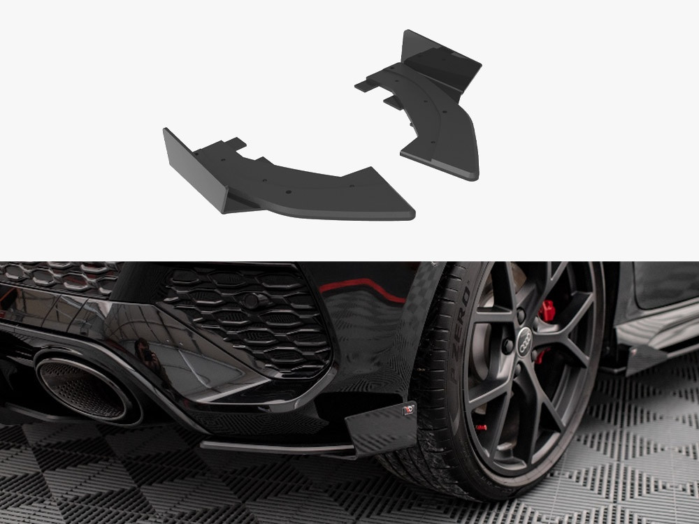 Maxton Street PRO Rear Side Splitters + Flaps Audi RS3 Sportback 8Y