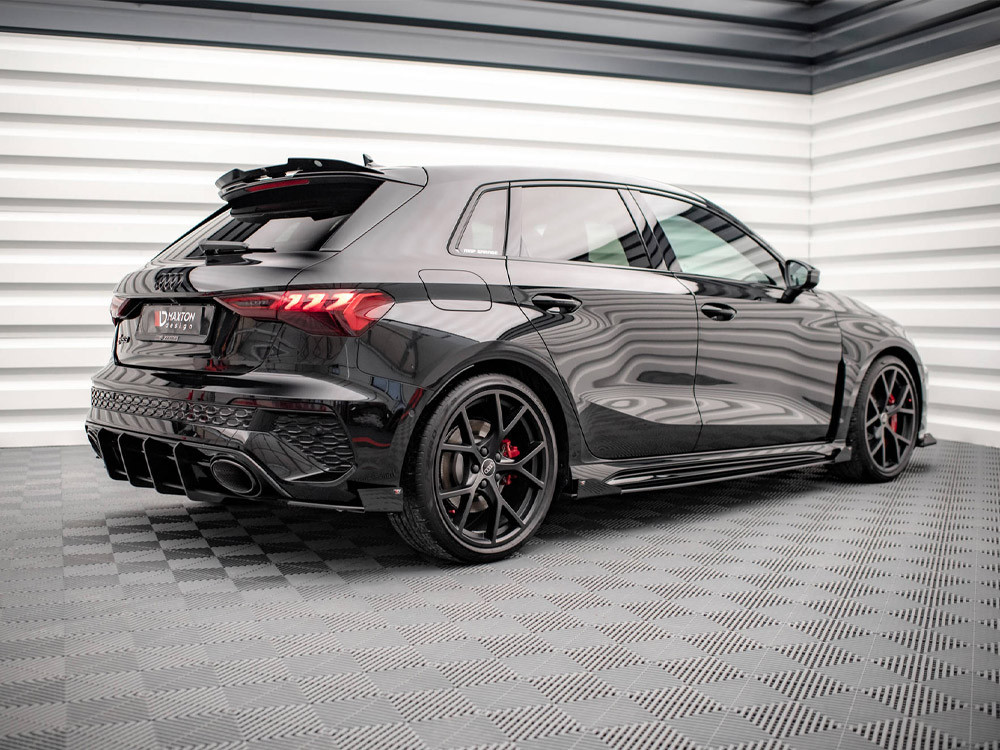 Maxton Street PRO Side Skirts Diffusers + Flaps Audi RS3 Sportback 8Y