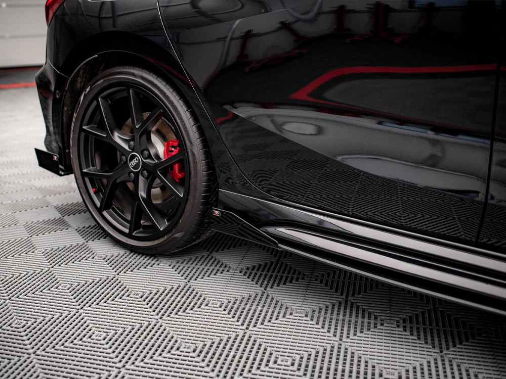 Maxton Street PRO Side Skirts Diffusers + Flaps Audi RS3 Sportback 8Y
