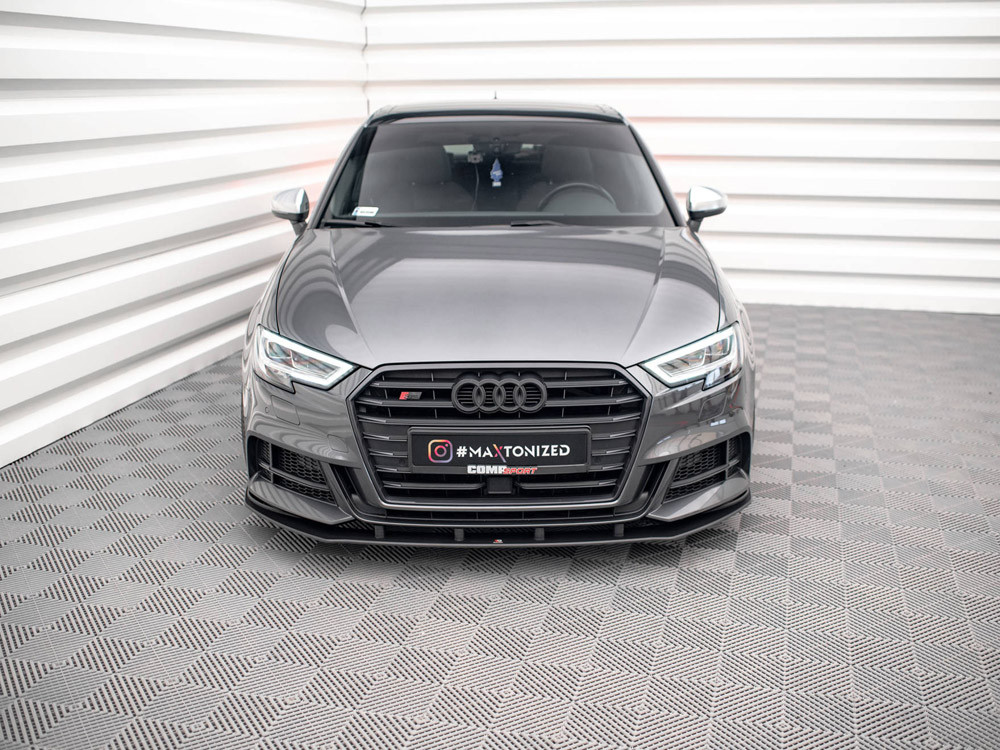 Maxton Street PRO Front Splitter Audi S3 / A3 S-Line Sportback 8V Facelift Maxton Street PRO Front Splitter Audi S3 / A3 S-Line Sportback 8V Facelift
