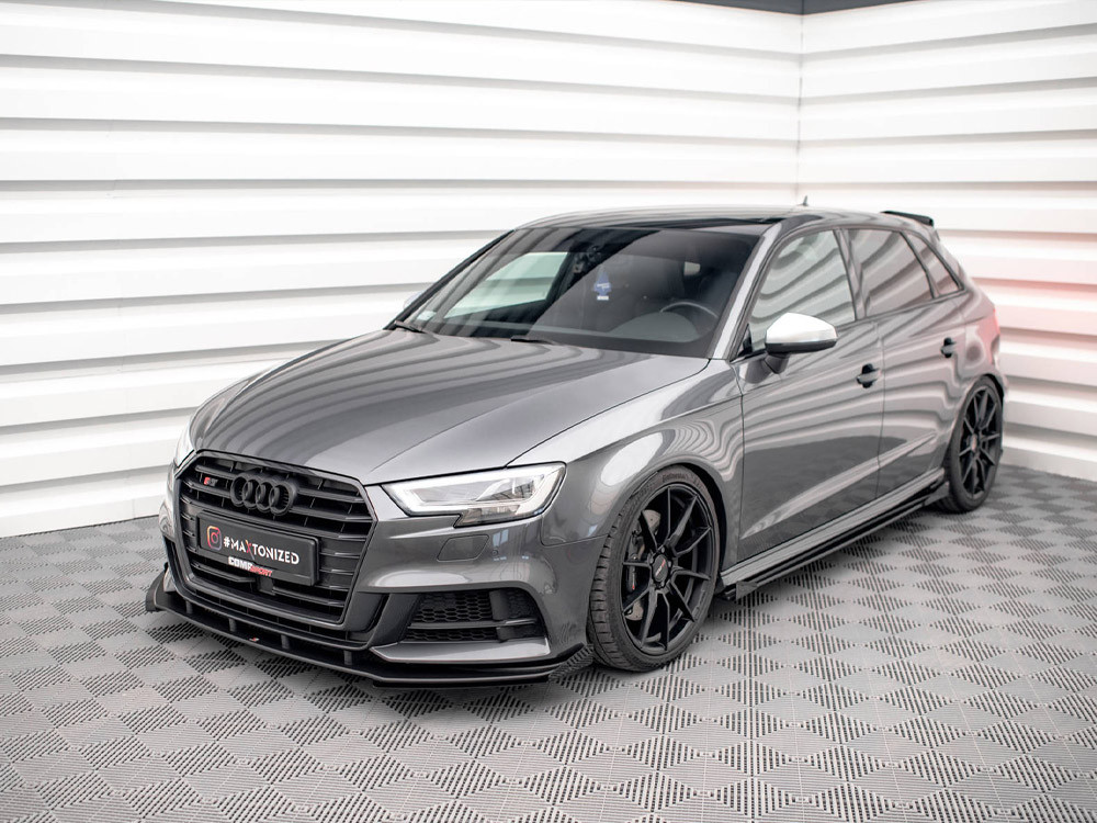 Maxton Front Flaps Audi S3 / A3 S-Line Sportback 8V Facelift Maxton Front Flaps Audi S3 / A3 S-Line Sportback 8V Facelift