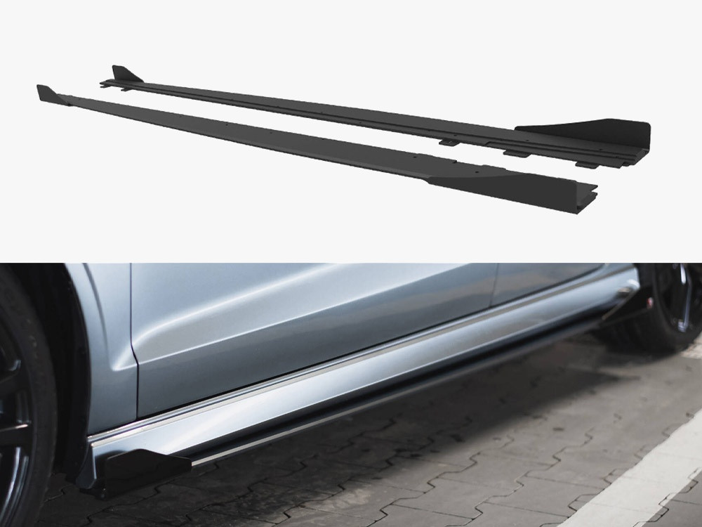 Maxton Street PRO Side Skirts Diffusers + Flaps Audi S3 / A3 S-Line Sedan 8V Maxton Street PRO Side Skirts Diffusers + Flaps Audi S3 / A3 S-Line Sedan 8V
