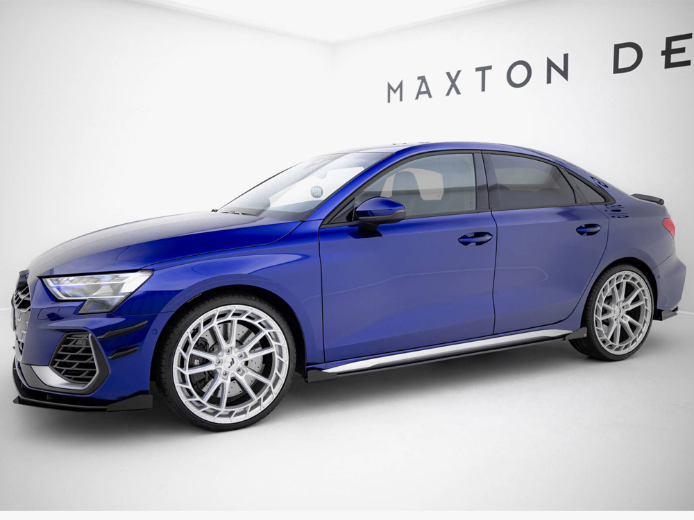 Maxton Street PRO Side Skirts Diffusers + Flaps Audi A3 S-Line Sedan / S3 Sedan 8Y Facelift Maxton Street PRO Side Skirts Diffusers + Flaps Audi A3 S-Line Sedan / S3 Sedan 8Y Facelift