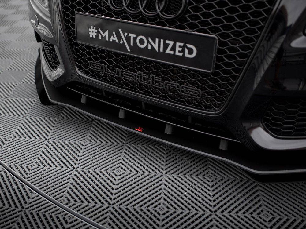 Maxton Street PRO Front Splitter + Flaps Audi S5 / A5 S-Line 8T