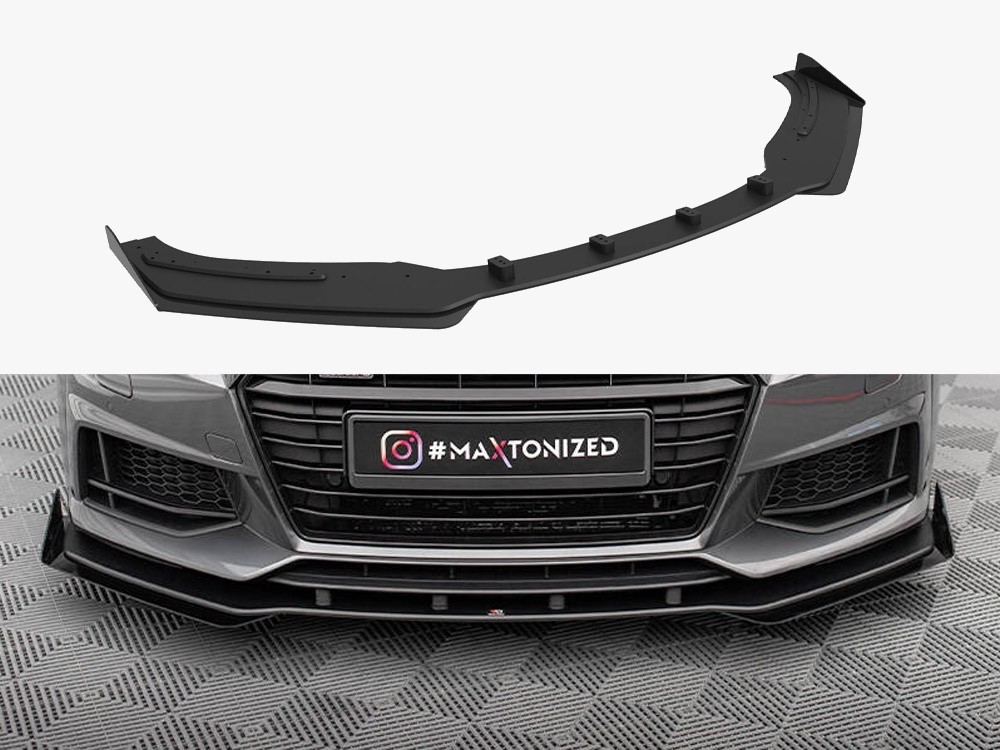 Maxton Street PRO Front Splitter + Flaps Audi TT S / S-Line 8S Maxton Street PRO Front Splitter + Flaps Audi TT S / S-Line 8S