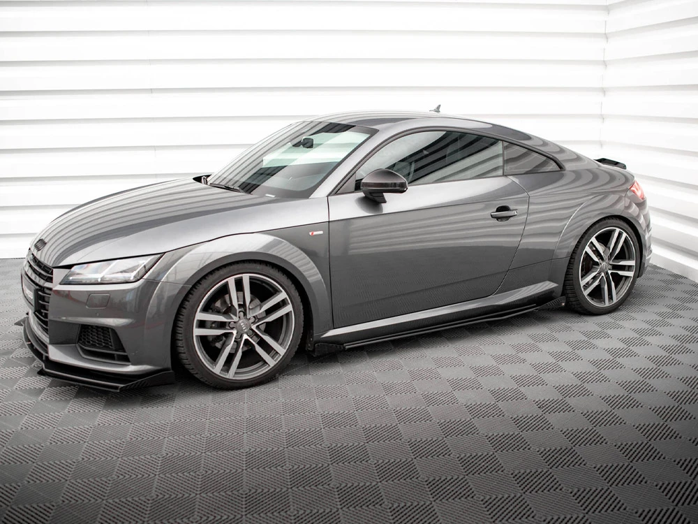 Maxton Street PRO Side Skirts Diffusers + Flaps Audi TT S / S-Line 8S
