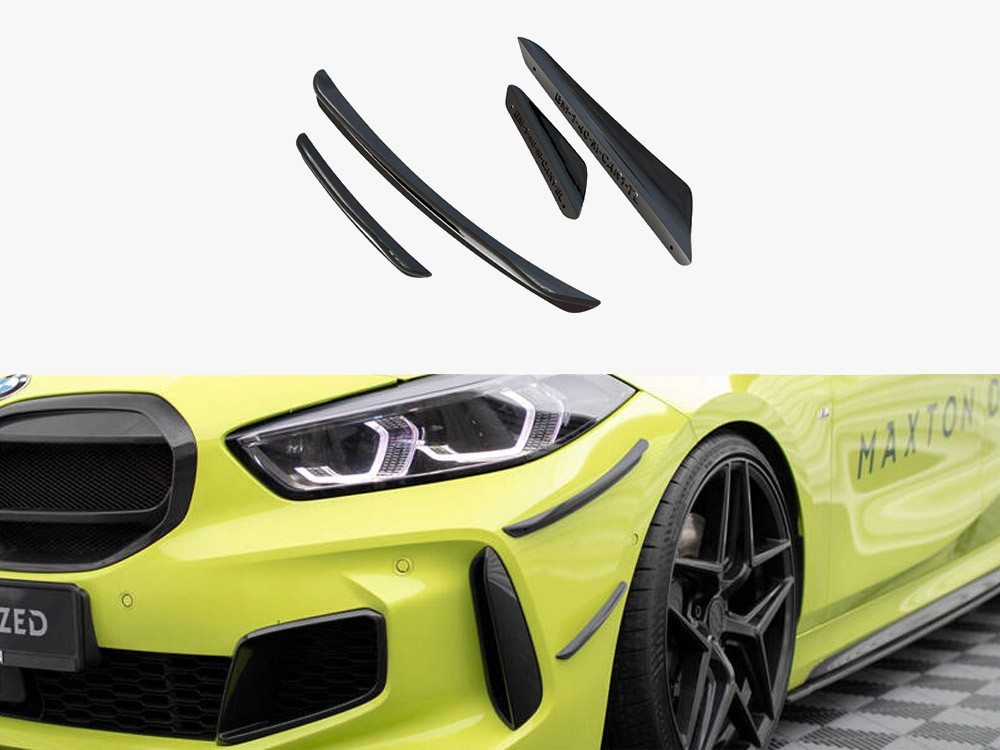 Maxton Front Bumper Wings (Canards) BMW 1 F40 M-Sport / M135i