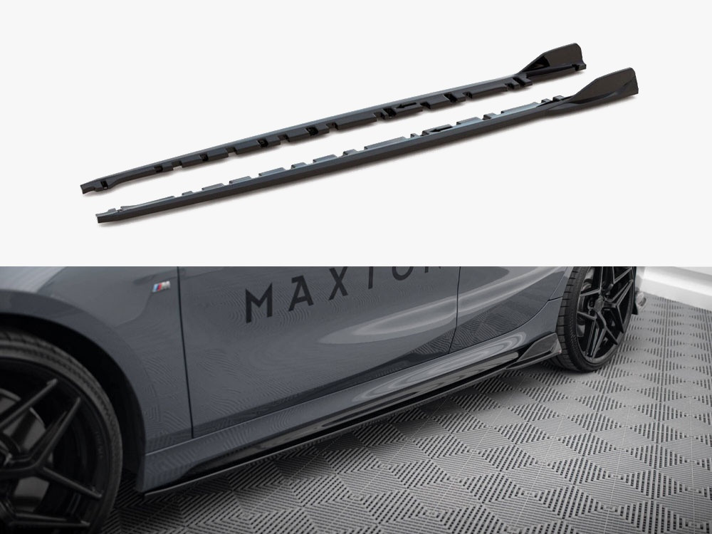 Maxton Side Skirts Diffusers V.3 BMW 1 F40 M-Sport / M135i Maxton Side Skirts Diffusers V.3 BMW 1 F40 M-Sport / M135i
