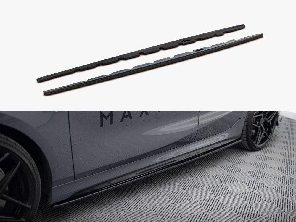 Maxton Side Skirts Diffusers V.1 BMW 1 F40 M-Sport / M135i Maxton Side Skirts Diffusers V.1 BMW 1 F40 M-Sport / M135i