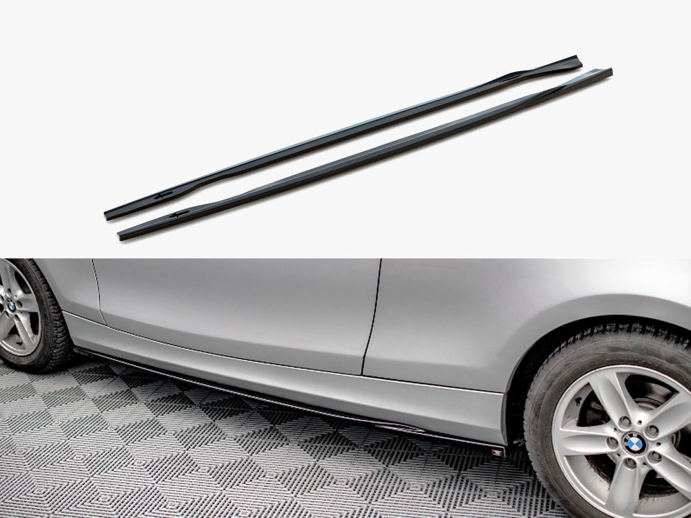 Maxton Side Skirts Diffusers V.2 BMW 1 E81 Facelift Maxton Side Skirts Diffusers V.2 BMW 1 E81 Facelift