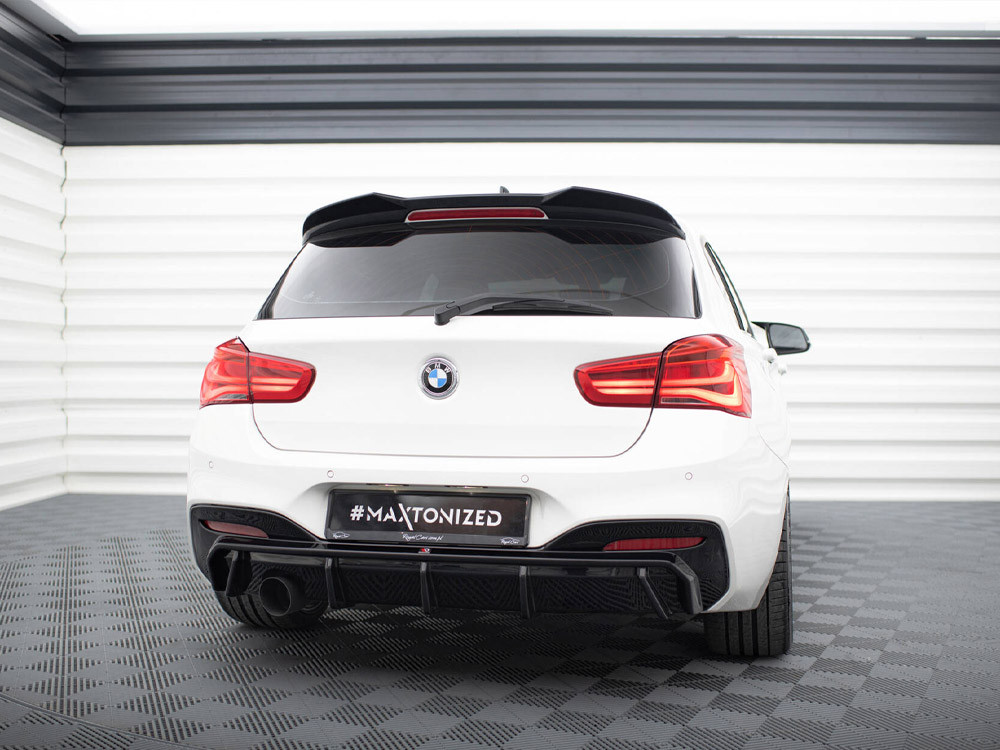 Maxton Rear Valance V.3 BMW 1 M-Pack F20 Facelift (Version with single exhaust on one side)