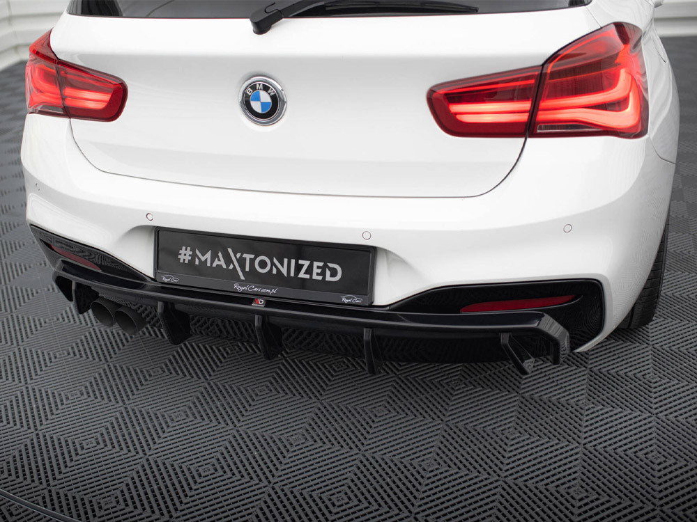 Maxton Rear Valance V.3 BMW 1 M-Pack F20 Facelift (Single side dual exhaust version) Maxton Rear Valance V.3 BMW 1 M-Pack F20 Facelift (Single side dual exhaust version)
