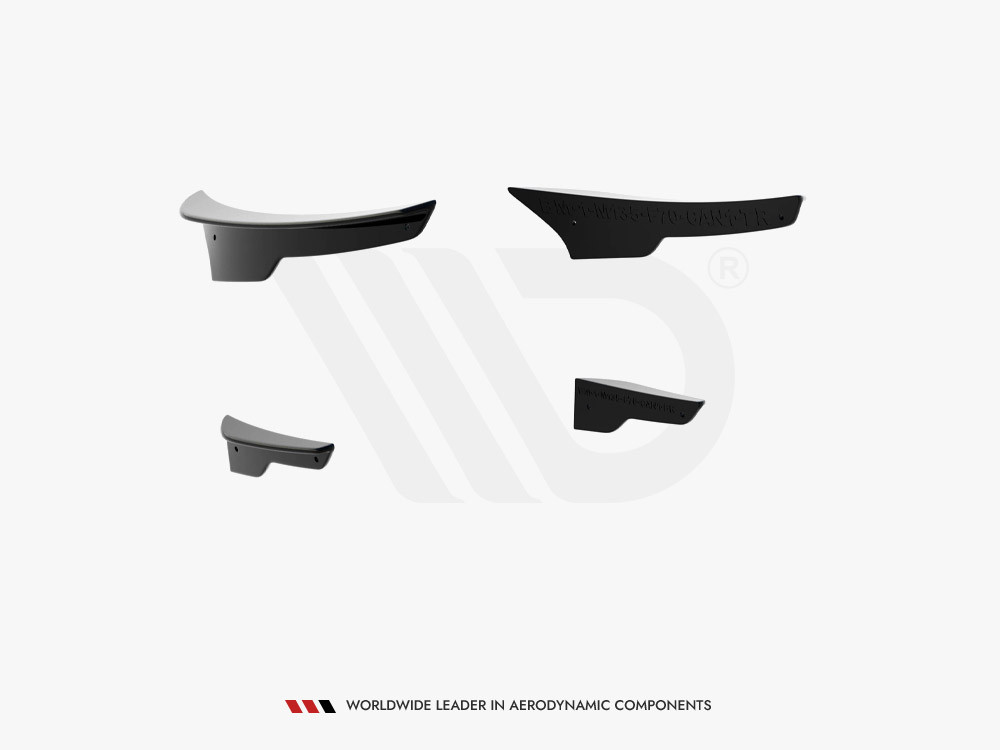 Maxton Front Bumper Wings (Canards) BMW M135i F70 Maxton Front Bumper Wings (Canards) BMW M135i F70