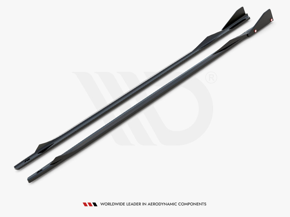 Maxton Side Skirts Diffusers V.2 + Flaps BMW 2 Coupe M-Pack / M240i G42 Maxton Side Skirts Diffusers V.2 + Flaps BMW 2 Coupe M-Pack / M240i G42
