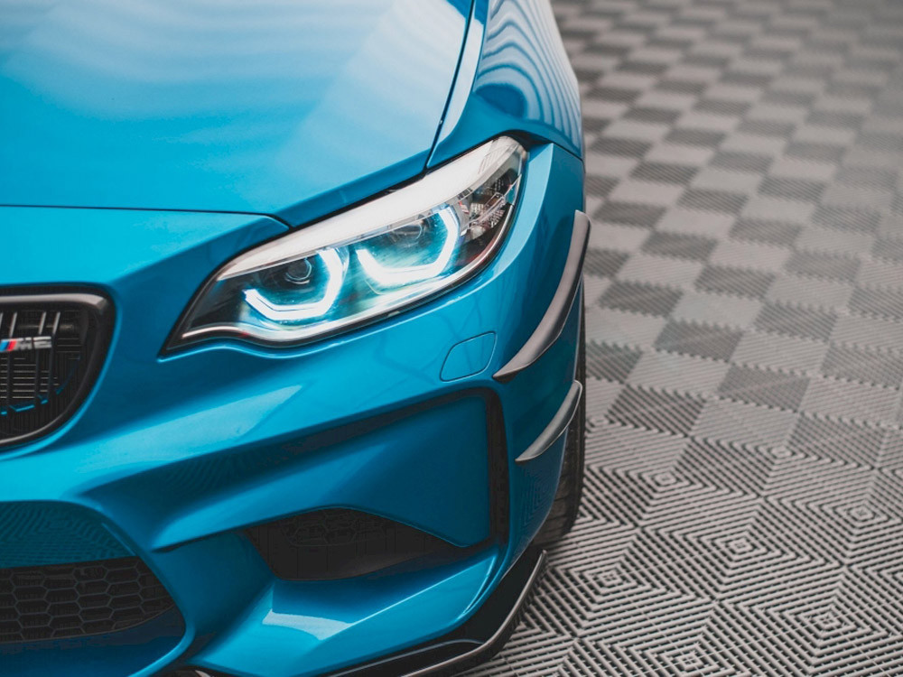 Maxton Front Bumper Wings (Canards) BMW M2 F87
