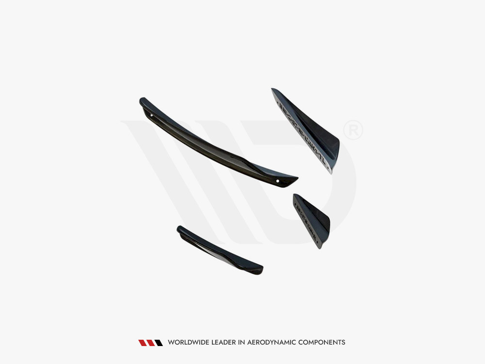 Maxton Front Bumper Wings (Canards) BMW M2 F87