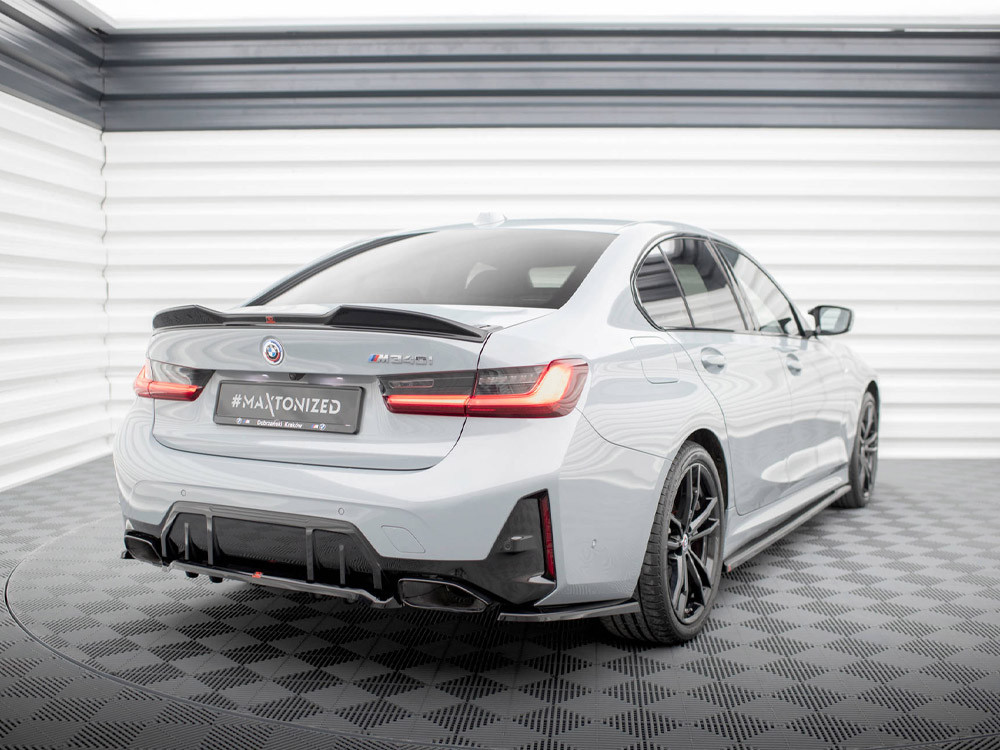 Maxton Central Rear Splitter (Vertical Bars) V.1 BMW M340i G20 / G21 Facelift Maxton Central Rear Splitter (Vertical Bars) V.1 BMW M340i G20 / G21 Facelift