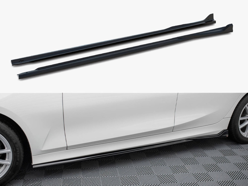 Maxton Side Skirts Diffusers BMW 3 Sedan / Touring G20 / G21 Facelift Maxton Side Skirts Diffusers BMW 3 Sedan / Touring G20 / G21 Facelift