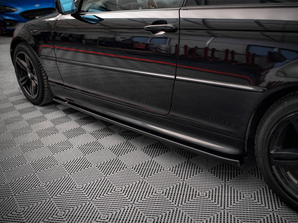 Maxton Side Skirts Diffusers V.2 Bmw 3 Coupe M-pack E46 (1999-2005)