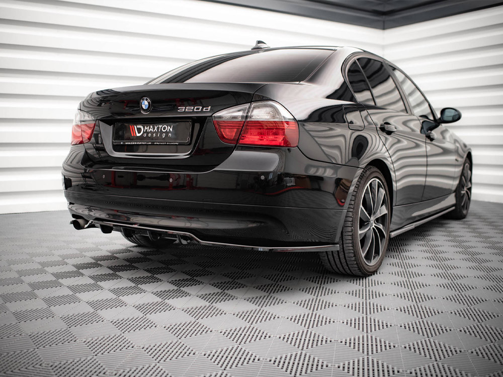 Maxton Central Rear Splitter (Vertical Bars) BMW 3 Sedan E90 Maxton Central Rear Splitter (Vertical Bars) BMW 3 Sedan E90