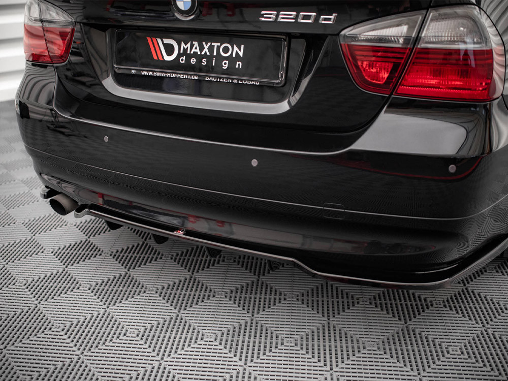 Maxton Central Rear Splitter (Vertical Bars) BMW 3 Sedan E90 Maxton Central Rear Splitter (Vertical Bars) BMW 3 Sedan E90