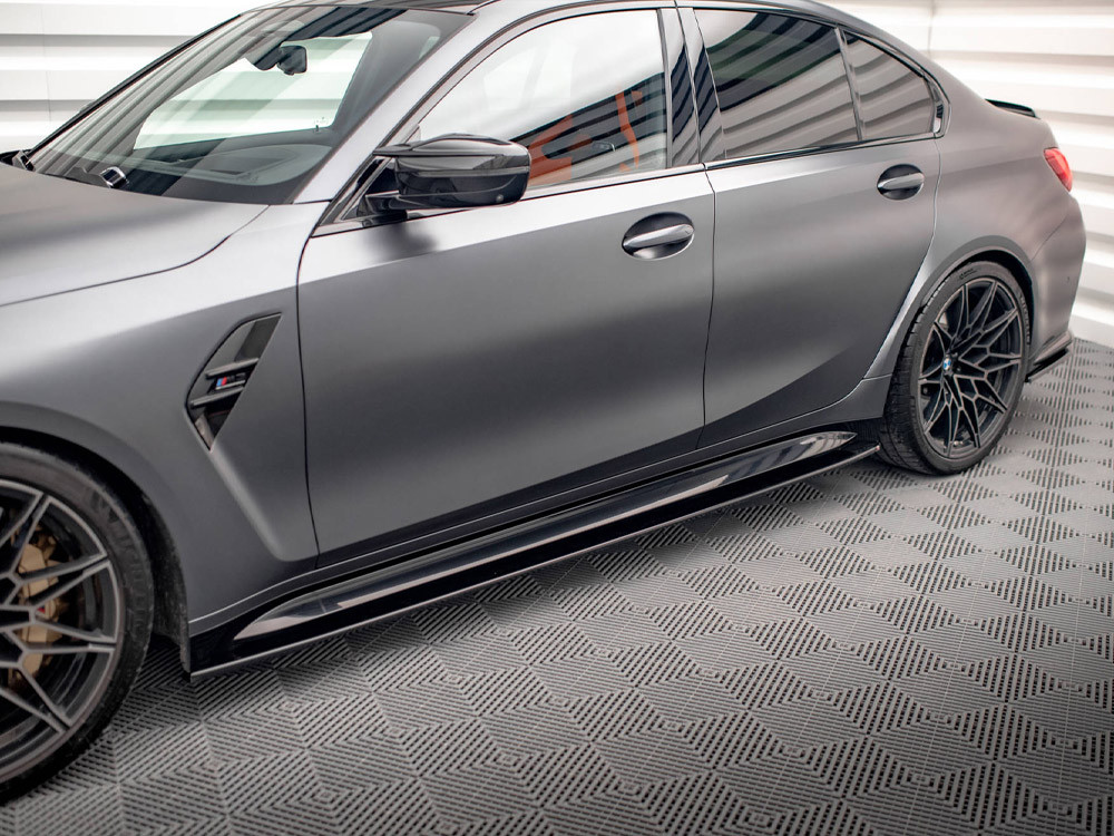 Maxton Side Skirts Diffusers V.1 BMW M3 Sedan / Touring G80 / G81 Maxton Side Skirts Diffusers V.1 BMW M3 Sedan / Touring G80 / G81